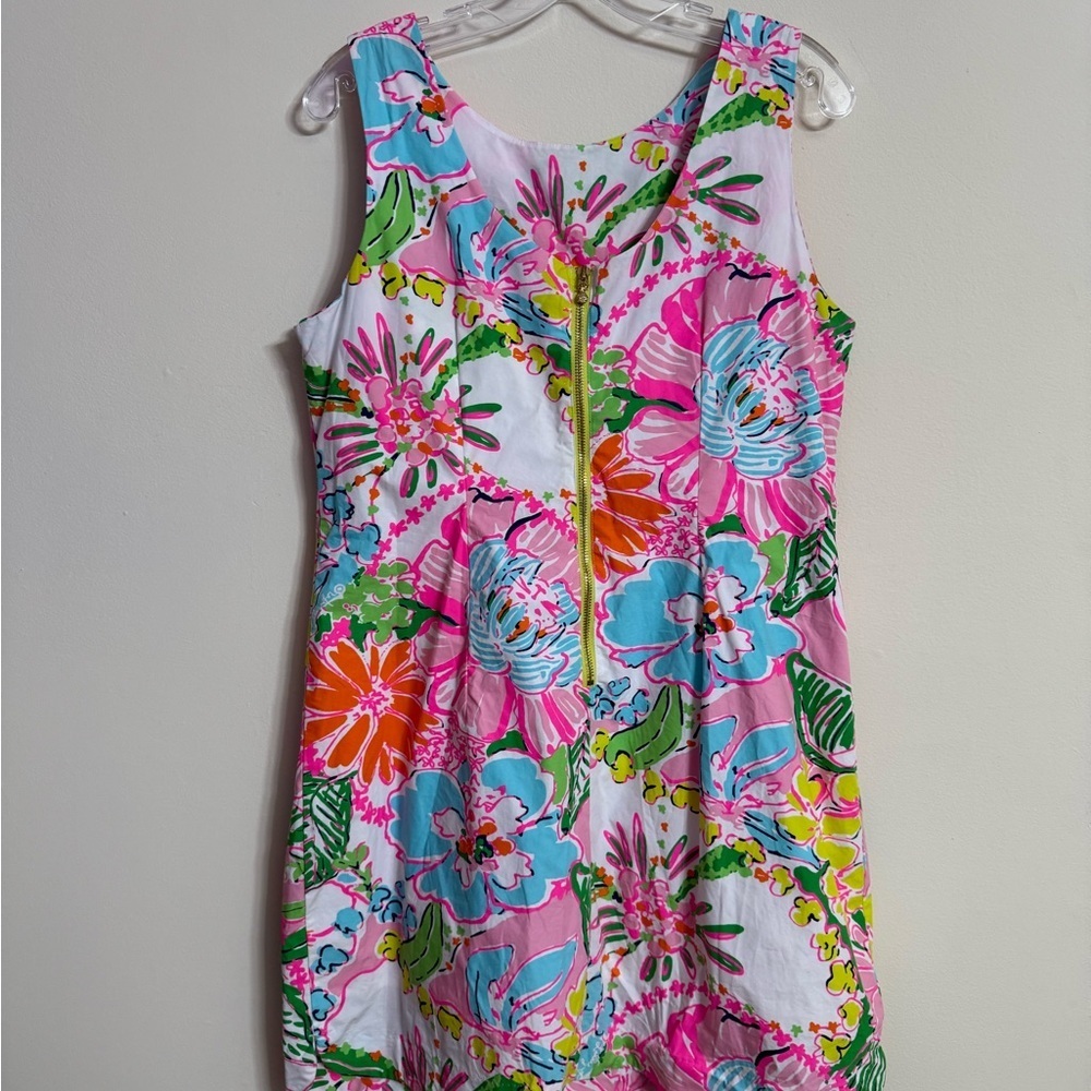 Lilly Pulitzer for Target: Women's Nosey Posie Shift Mini Dress Size 16 - Picture 4 of 4